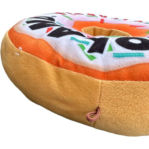 Lego Land California Large Plush Donut Orange Sprinkle Stuffed Toy Souvenir 15" - Picture 5 of 10